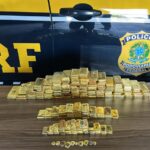 PRF apreende 103 kg de ouro escondidos em veículo na BR-401, em Boa Vista