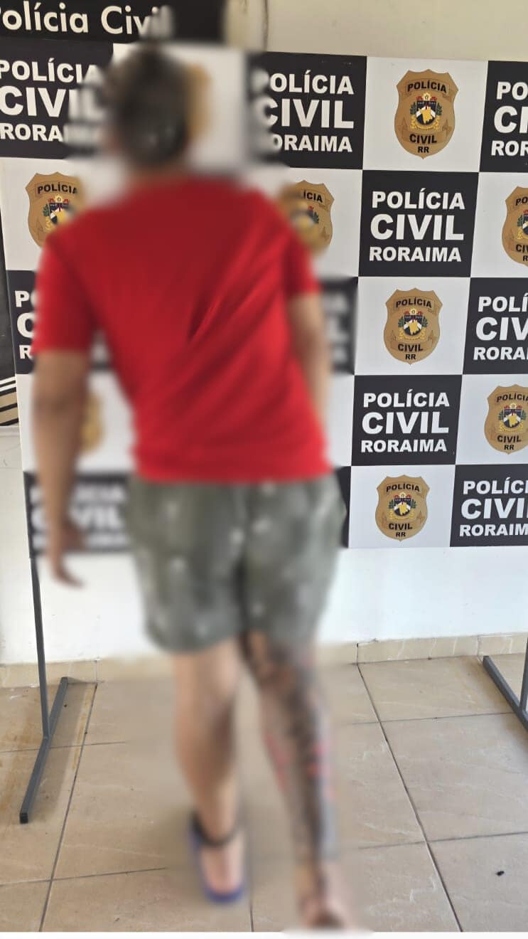Polícia Civil prende homem por descumprir medida protetiva e agredir ex-companheira em Boa Vista