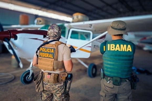 Ação da PF identifica pista clandestina, apreende equipamentos e leva 16 pessoas à prisão