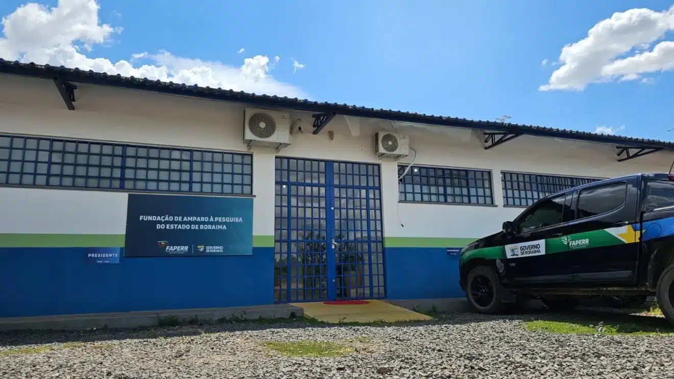 Fachada da FAPERR (FOTO: ASCOM FAPERR)