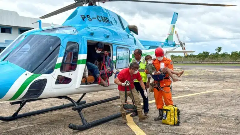 Helicóptero do Governo de Roraima já realizou 33 atendimentos de emergência desde maio