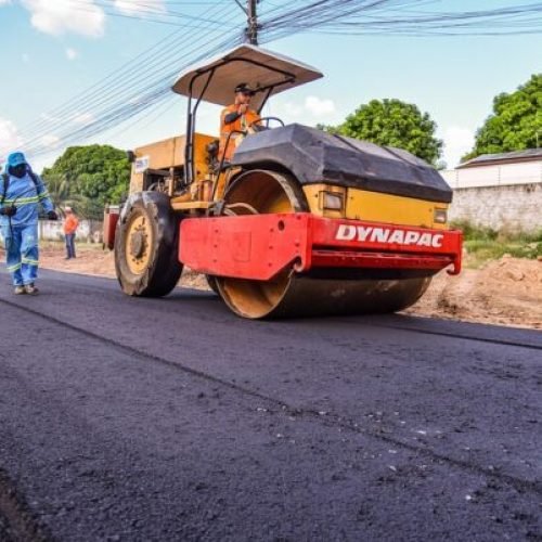 Ruas do Caranã Recebem Asfalto Após Drenagem